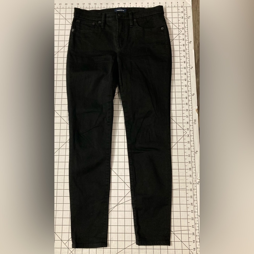 J. Crew Women’s Size‎ 28 Black 9” High Rise Toothpick Jeans